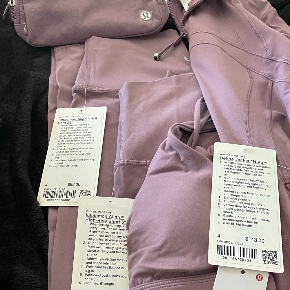 Lululemon Lavender Lux Set